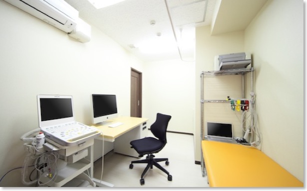 三好クリニックの心機能検査室の様子